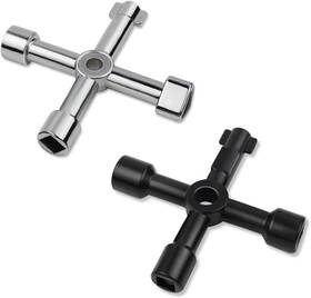 Branded01 313096789767 Triangle Multi Functional Sillcock Key 4 Way Square Wrench Water Utility New