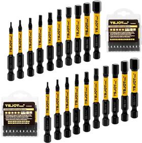 Ys-9005 Branded01 20-piece Impact Hex Head Allen Drill Bit Set S2 Steel Metric And Sae 1/4 Inch Hex-sh