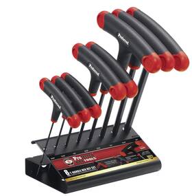 T34001 Brighton Best Proferred Tools 8pc T Handle Hex Wrench Set Sae
