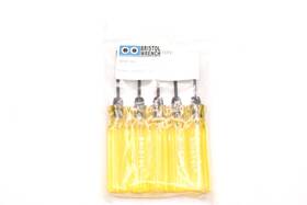 3040-007 Bristol Wrench D764 Hex Bit Screwdriver 7/64 Inch 5 Piece Lot Usa