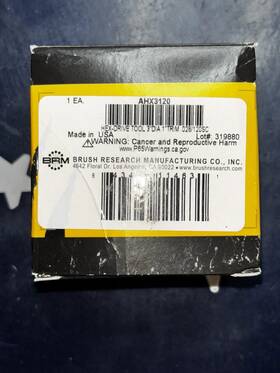 Brm-ahx3120 Brush Research Manufacturing 843469114631 Brm 3 Inch Dia Hex-drive Tool 1 Trim .028/120sc Usa
