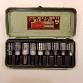 3810hex-m Buffalo Hex Bit And Driver Set Metric Brand 3/8 Inch Drive