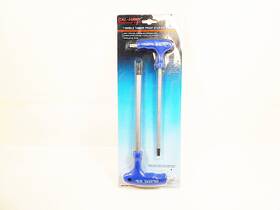 Bsdt02t Cal Hawk 2 Piece T-handle Tamper Proof Torx Star Key Wrench Set Heat Treated Steel Pcs