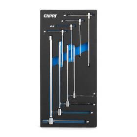 Cp13080mt Capri Tools 886352130882 Sliding T-handle Hex Wrench Set With Mechanics Tray 8-piece