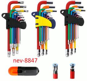 Cf-hk57132 Cenforge 28-piece Magnetic Allen And Torx Set Cr-v Steel Hex Keys For Diy Use
