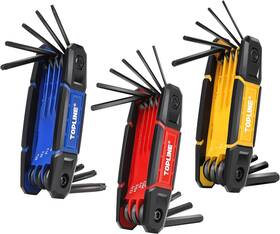 Cheng Mai 744110624830 Topline 25-piece Folding Allen Wrench Set Sae Metric Torx Hex Key Include