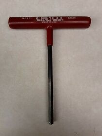 85461 Chesco Hex Key Allen Wrench T Handle Metric 8mm Made In Usa Vintage Tools