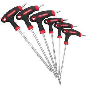 Torx06ph Colyupo T-handle Torx Key Wrench Set 6pcs T10-t30 Metric Long Arm Star Allen D