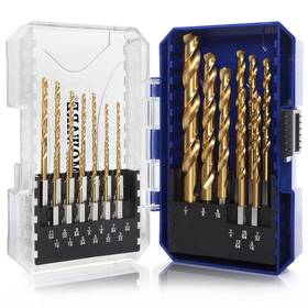 Tghexshank-21 Comoware Impact Drill Bit Set - 21 Pcs Hex Titanium Hss Quick Change 21pcs