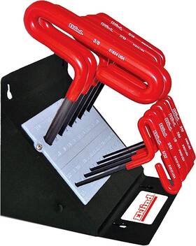 Company 726084754065 Cush Grip Hex T-key Set-10pc. Inch With Stand 6 Arm