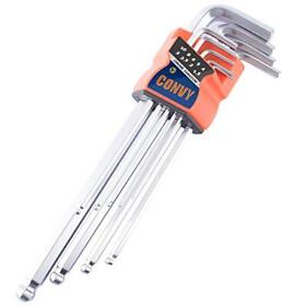 Gj-0050 Convy Allen Wrench Set Hex Key With Arm Ball End Metric Of 9 Gj-0050 Convy Allen Wrench Set Hex Key With Arm Ball End Metric Of 9