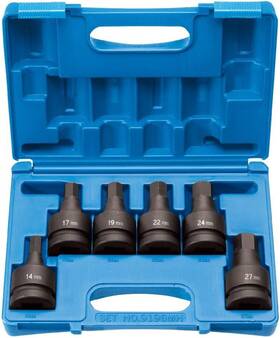 9196mh Corp. 1 Inch Drive 6 Piece Hex Driver Metric Set