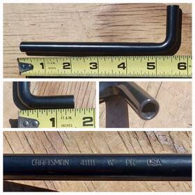 41111 Craftsman Rare Pratt Reed Universal L Key Handle For 1/4 Inch Hex Bits Usa Euc