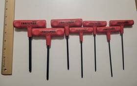 42284 Craftsman Usa 7pc T-handle Ball End Hex Key Set