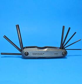 46294 Craftsman Vintage Allen Hex Key Folding Tool Set Sae Usa