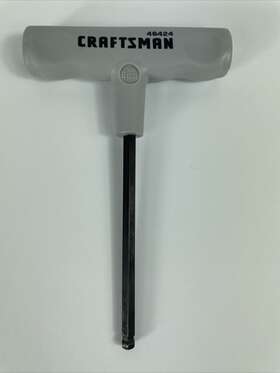46424 Craftsman T-handle Hex Key 6 Mm Ball End Standard Slightly Used