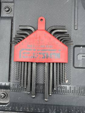 46756 Craftsman Usa Made Nos 14pc Ball End Hex Allen Keys Wrench Set Metric Sae
