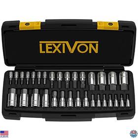 B07mdlclml Craftsman 32-piece Hex Bit Socket Set Premium S2 Steel Sae And Metric Storage Case