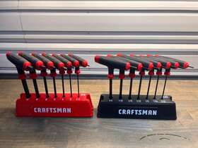 Cmht26001 Craftsman T-handle Allen Wrench 14 Pc Set - Sae And Metric