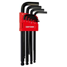 Cmht26029 Craftsman Hex Key Allen Wrench Set With Ball-end Mm 10 Piece
