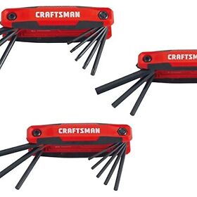 Cmht26004 Craftsman Hex Key Set 25-key 3-pack Folding