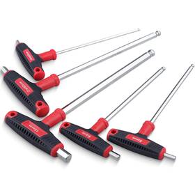 Cz2001 Craftzone 5-piece T-handle Ball End Hex Key Wrench Set Allen With