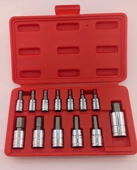Dm10075 Demeter Tools 13pc Hex Bit Socket Set Sae
