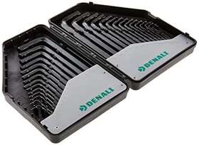 Denali 811540034413 Brand - 30-piece Sae 0.028 Inch -5/64 And Metric 0.7mm-10mm Hex Key Wrench