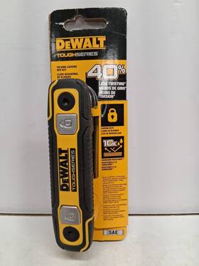Dwht70266 Dewalt Tough Series Folding Locking Hex Key Set Sae