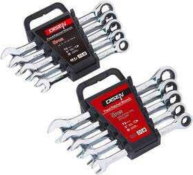 Dsjl10pc001 Disen 10pcs Ratcheting Metric And Sae Set