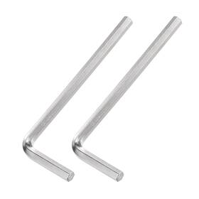 Mif220127me0059 Dmiotech 3/16 Inch Hex Key Wrench L Shaped Cr-v 2 Pack Aluminum 84mm