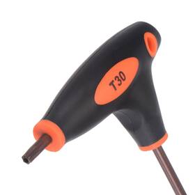 Duefixing 617662836368 T30 Anti Tamper Proof Torx Key T-handle Dual-end Wrench S2 Steel