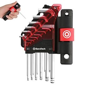 Dura Tech Allen Wrench Set T-handle Hex Key 13 Pieces Long Arm Ball End
