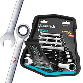 40205 Duratech 90-tooth Ratcheting Wrench Set Combination Sae Blue Red