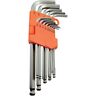 D043201 Dynamic Tools 13 Piece Sae Ball End Long Hex Key Set 3/64inch 3/8inch