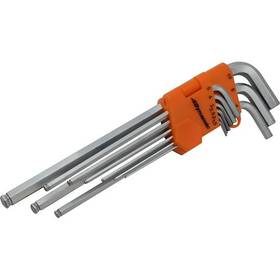 D043210 Dynamic Tools 9 Piece Metric Extra Long Hex Key Set 1.5mm - 10mm