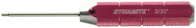 Dyn2912 Dynamite 605482329122 Machined Hex Driver Red 3/32 Hand Tools Misc