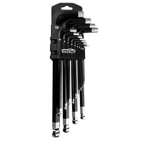 Ey021 Eaceliy 13pcs Jumbo Allen Wrench Set Metric 2-19mm Precision Hex Key S2 Black