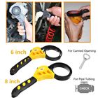 Eag843590 Baban Rubber Strap Wrench Adjustable Hand Held Lid Plumbing Tighten