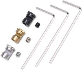 Edcfans 825687337719 3 Pack Thumb Stud Replacement For Buck 110 Knife With Hex Wrench Black Sliver B