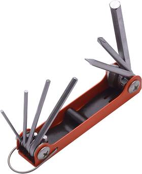 Edward Tools 313048013001 Folding Allen Wrench Set With Phillips And Flathead Screwdriver