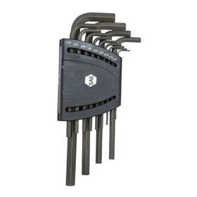 Edward Tools 758913614707 Sae Long Arm Hex Key Set - Inches Crv Heavy Duty Steel Organ