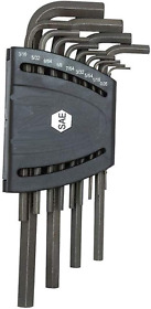 Edward Tools Sae Long Arm Hex Key Set