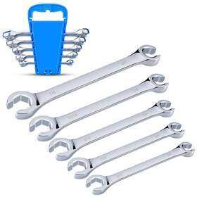 Wr-065 Efficere 858574007785 5-piece Double-end Sae Flare Nut Wrench Set Chrome