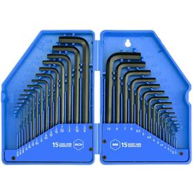 Efficere 858574007952 31-piece Premium Hex Key Allen Wrench Set With Storage Case Sae And Metric A