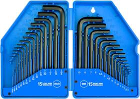 Hk-005 Efficere 31-piece Premium Hex Key Allen Wrench Set With Storage Case Sae And Metric Asso