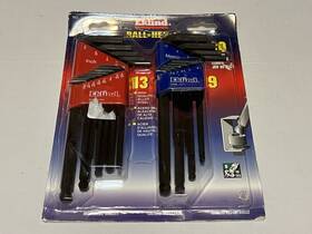 13282 Eklind Brand New #13282 Ball-hex-l Long Key Set 30pc Metric/standard
