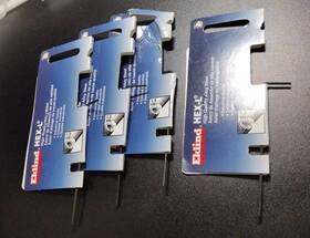 14602 Eklind X4 Tool 1.3mm Metric Long Arm Hex L-key 2.84 In