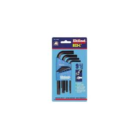 269-10609 Eklind Nine-piece Metric L-wrench Hex Key Set Long-arm 10609