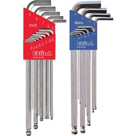 Eklind 313022124136 Combination Bright Ball-hex-l Key Set Sizes 0.050 Inch To 3/8 And Size 1.5 Mm